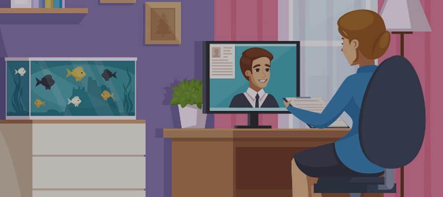 نصائح إجراء مقابلات عمل ناجحة عبر الإنترنت (4 نصائح هامة)